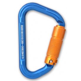 IRUDEK 993 BLIND BLUE ALUMÍNIUM KARABINER