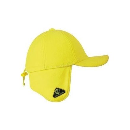 Baseball sapka Covercap Fluo téli lehajtható fülrész thermo-polár (250g/m2) sárga