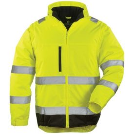   Kabát Hi-Viz PE 2:1 vízhatlan Oxford külső fekete/sárga XL