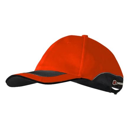 CAP PESSO baseballsapka  HI-VIS ORANGE/GREY