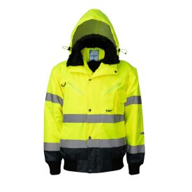  Pilóta dzseki 4:1 (100%poliészter) TOP HAWK FLUO, fluo srága/sötétkék, XL